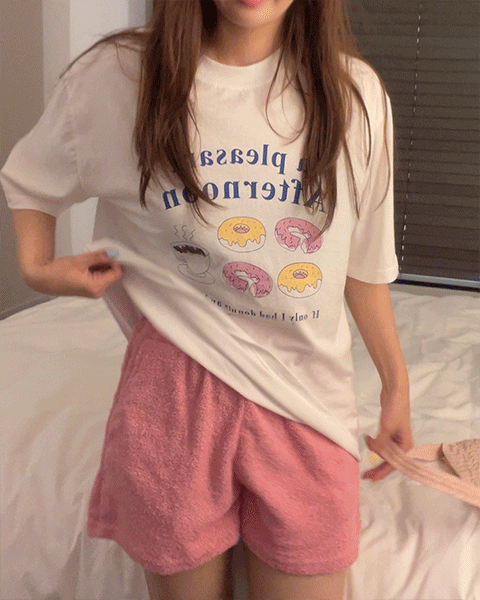 도넛 반팔 티셔츠